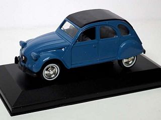 Citroen 2CV, sininen/musta
