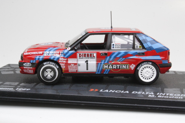 Lancia Delta Integrale 16V, San Remo 1989, M.Biasion, no.1 - Sulje napsauttamalla kuva