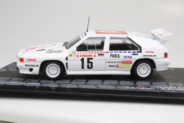 Citroen BX 4TC, Monte Carlo 1986, J.C.Andruet, no.15