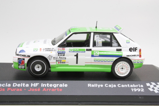 Lancia Delta HF Integrale, Caja Cantabria 1992, J.Puras, no.1