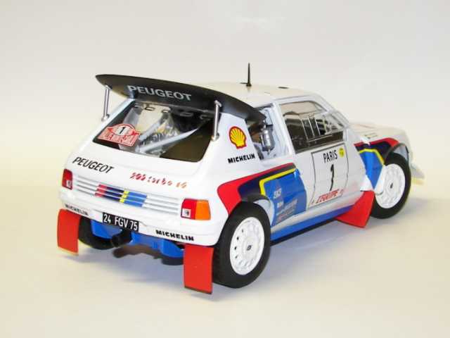 Peugeot 205 T16, Monte Carlo 1986, T.Salonen, no.1 - Sulje napsauttamalla kuva