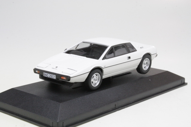 Lotus Esprit S1, white "Last S1 off the Production Line"