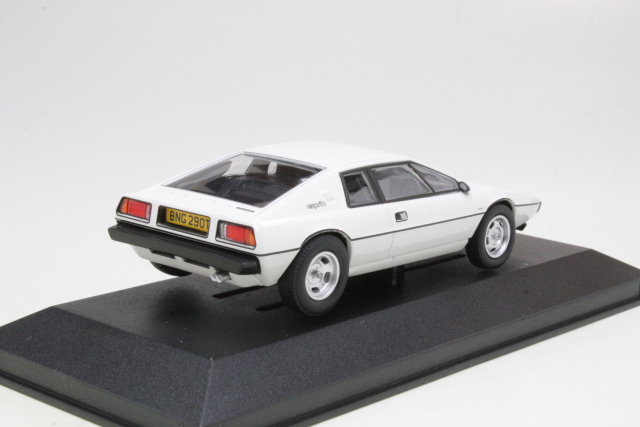 Lotus Esprit S1, white "Last S1 off the Production Line"