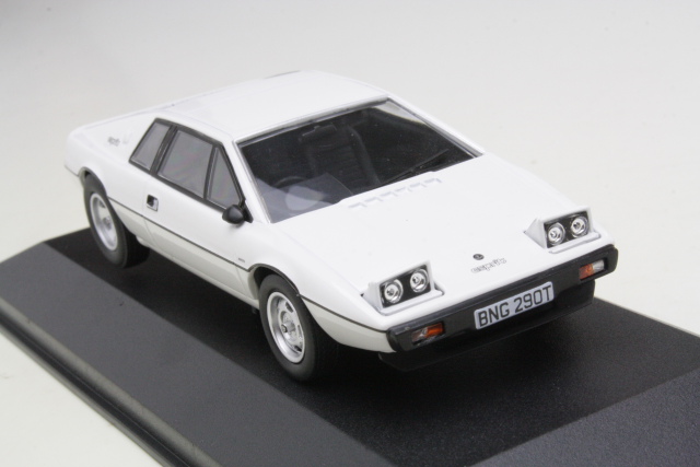 Lotus Esprit S1, white "Last S1 off the Production Line"