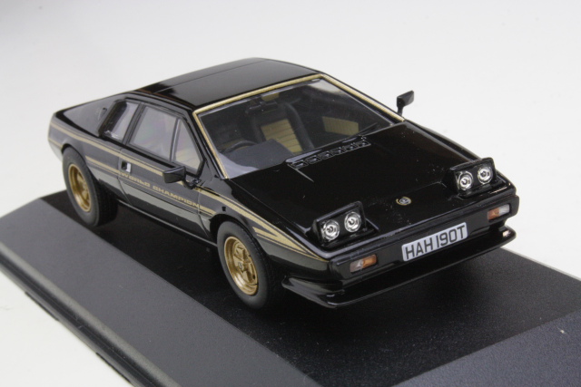 Lotus Esprit S2, musta/kulta "World Champion Edition" - Sulje napsauttamalla kuva