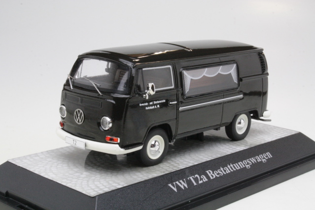 VW T2a Hearse, black