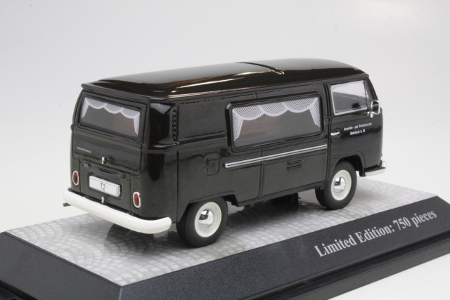 VW T2a Hearse, black