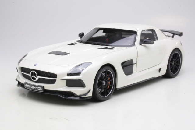 Mercedes SLS AMG "Black Series" 2013, valkoinen - Sulje napsauttamalla kuva