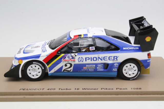 Peugeot 405 T16, 1st. Pikes Peak 1988, A.Vatanen, no.2