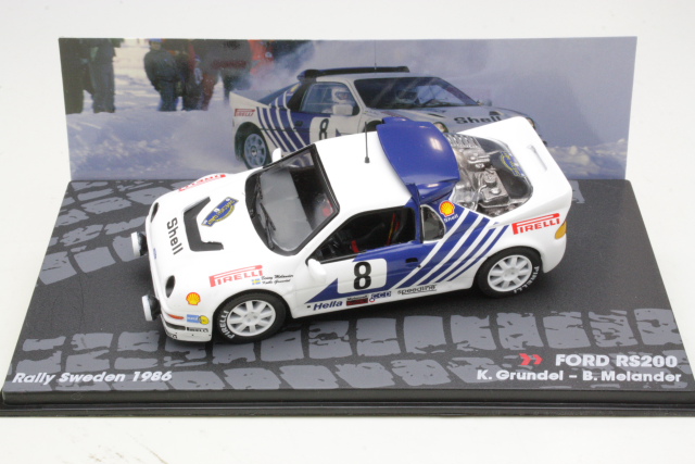 Ford RS200, Sweden 1986, K.Grundel, no.8