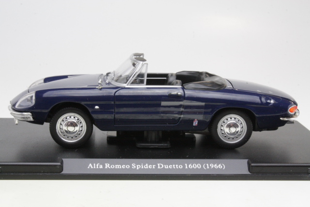 Alfa Romeo Spider Duetto 1600 1966, sininen - Sulje napsauttamalla kuva