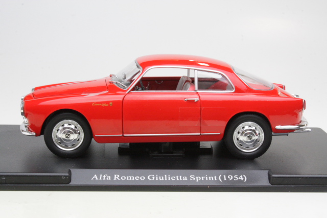 Alfa Romeo Giulietta Sprint 1954, punainen - Sulje napsauttamalla kuva