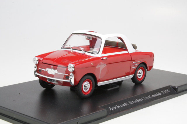 Autobianchi Bianchina Trasformabile 1958, punainen - Sulje napsauttamalla kuva