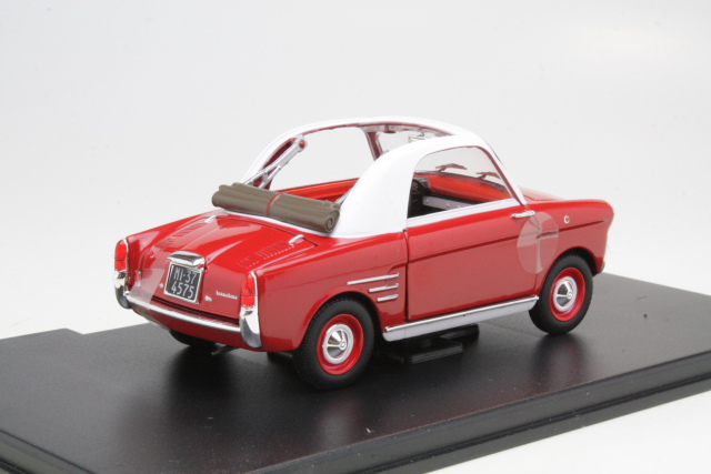 Autobianchi Bianchina Trasformabile 1958, punainen - Sulje napsauttamalla kuva