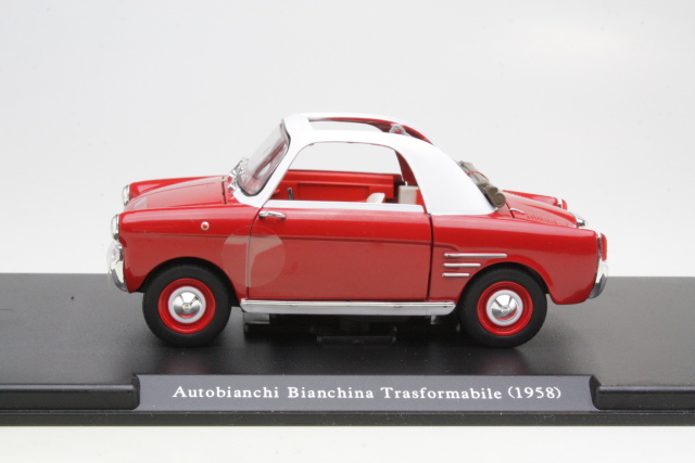 Autobianchi Bianchina Trasformabile 1958, punainen - Sulje napsauttamalla kuva