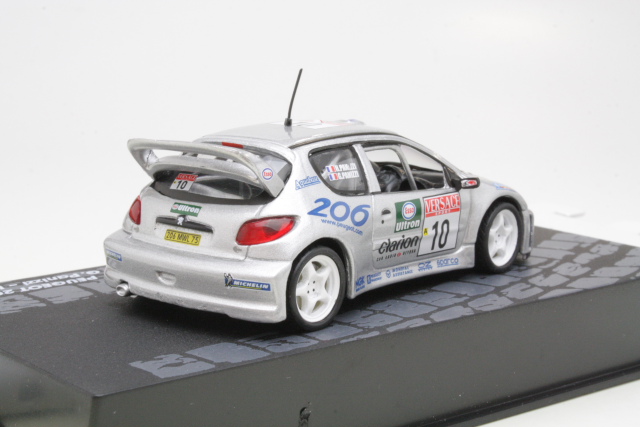 Peugeot 206 WRC, San Remo 2000, G.Panizzi, no.10 - Sulje napsauttamalla kuva