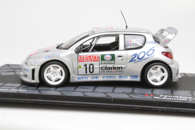 Peugeot 206 WRC, San Remo 2000, G.Panizzi, no.10