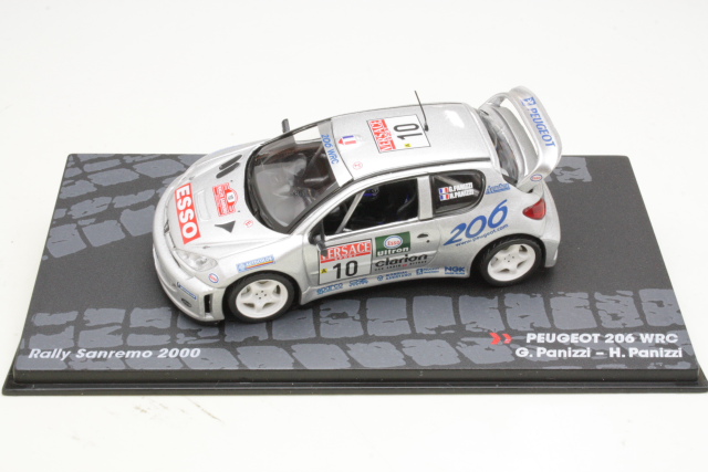 Peugeot 206 WRC, San Remo 2000, G.Panizzi, no.10