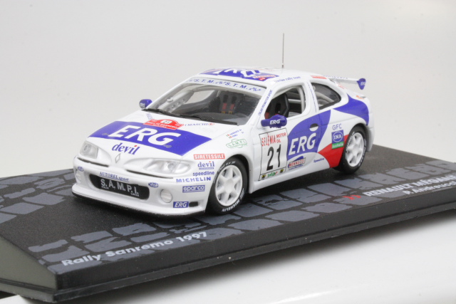 Renault Megane Maxi, San Remo 1997, P.Andreucci, no.21 - Sulje napsauttamalla kuva