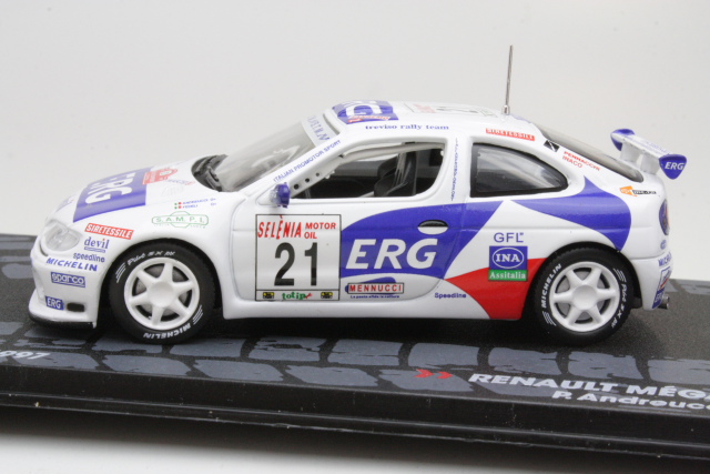 Renault Megane Maxi, San Remo 1997, P.Andreucci, no.21 - Sulje napsauttamalla kuva