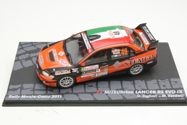 Mitsubishi Lancer Evo IX, Monte Carlo 2011, G.Ogliari, no.49