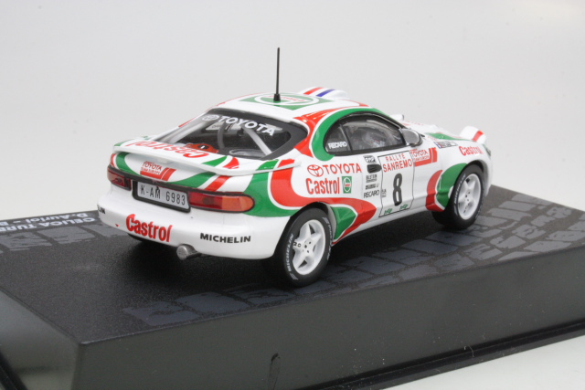 Toyota Celica Turbo 4WD ST185, San Remo 1994, D.Auriol, no.8 - Sulje napsauttamalla kuva