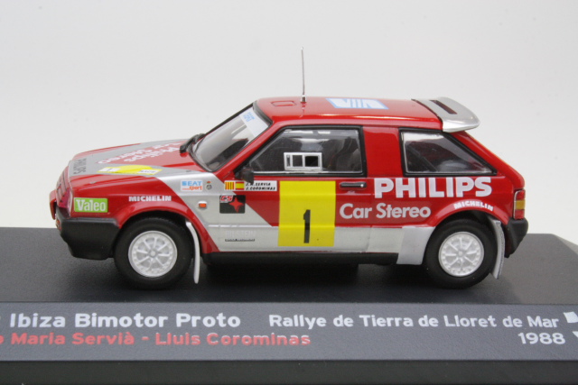 Seat Ibiza Bimotor Proto, Tierra de Lloret de Mar 1988, Servia