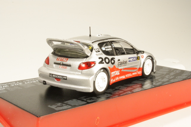 Peugeot 206 WRC, Finland 2002, M.Gronholm, no.2