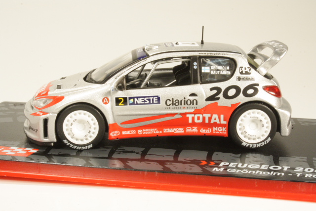 Peugeot 206 WRC, Finland 2002, M.Gronholm, no.2