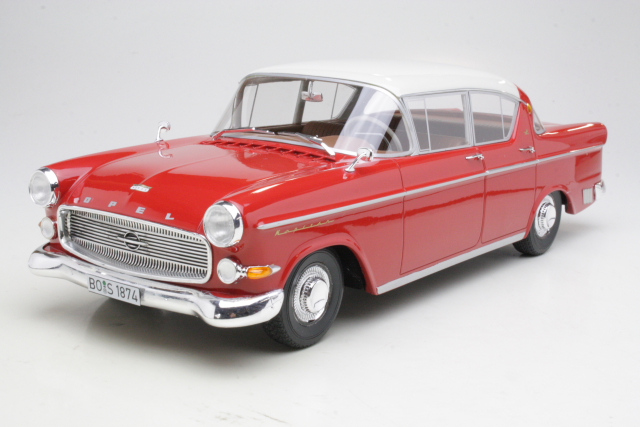 Opel Kapitan P2.5 1958, punainen/valkoinen