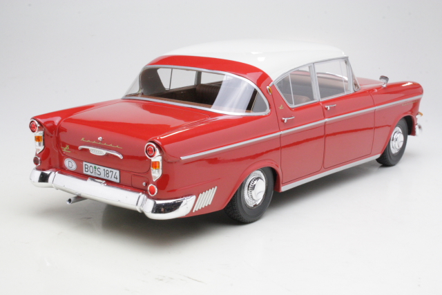 Opel Kapitan P2.5 1958, punainen/valkoinen