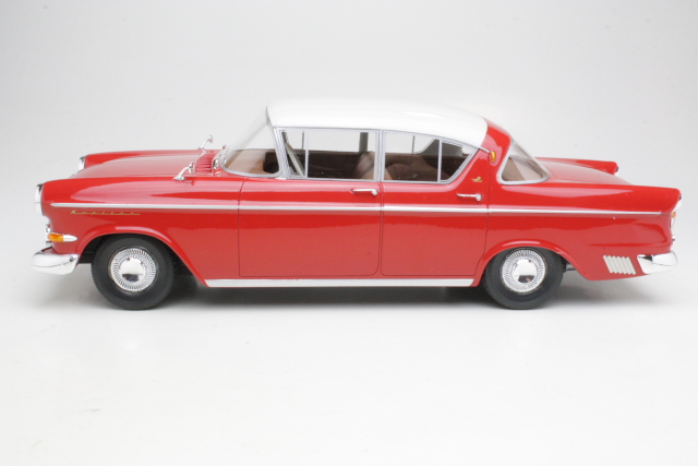 Opel Kapitan P2.5 1958, punainen/valkoinen