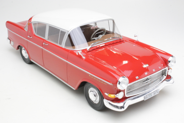 Opel Kapitan P2.5 1958, punainen/valkoinen