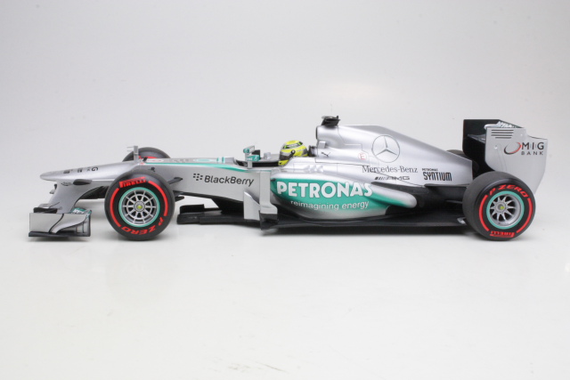 Mercedes AMG W04, 1st. Monaco 2013, N.Rosberg, no.9 - Sulje napsauttamalla kuva