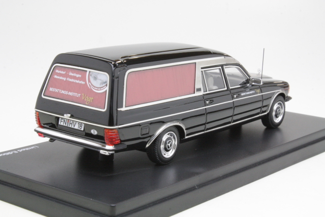 Mercedes 200 (w123) Hearse, black - Click Image to Close