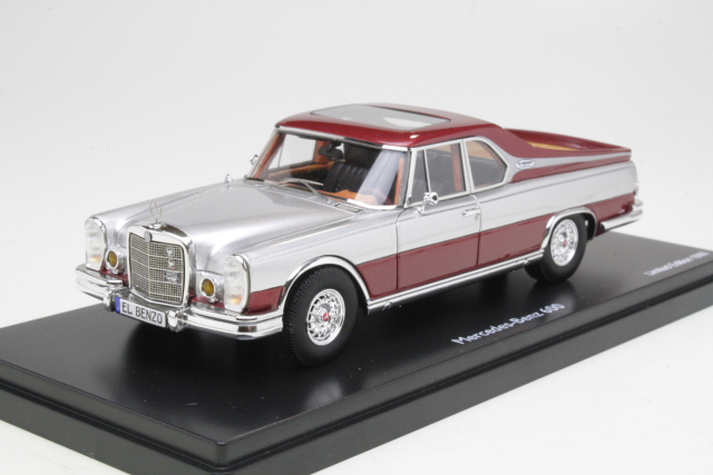 Mercedes 600 Pick-Up, punainen/hopea