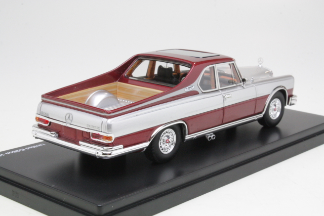 Mercedes 600 Pick-Up, punainen/hopea