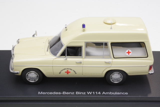 Mercedes (W114) Binz, DRK - German red cross - Sulje napsauttamalla kuva