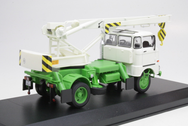 IFA W50 ADK70 Autokran 1968, valkoinen/vihreä