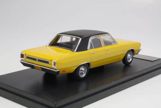 Dodge Dart Gran Sedan 1976, keltainen/musta - Sulje napsauttamalla kuva