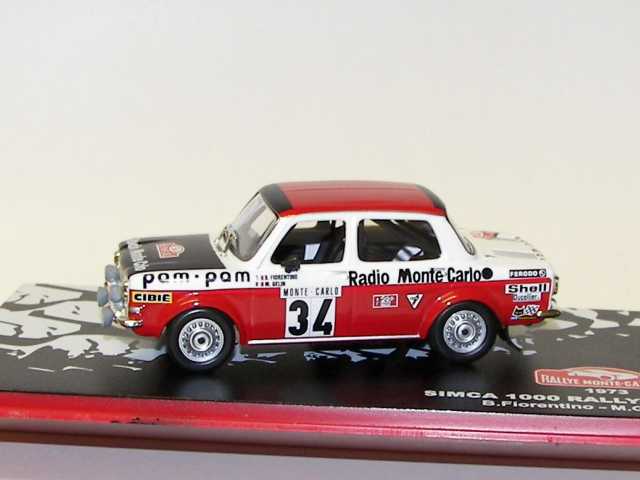 Simca 1000 Rallye 2, Monte Carlo 1973, B.Fiorentino, no.34