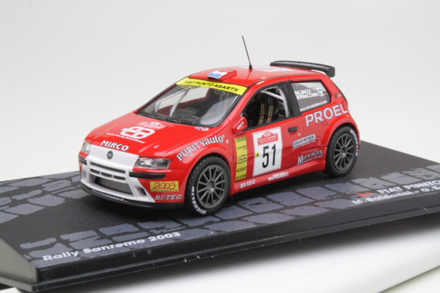 Fiat Punto S1600, San Remo 2003, M.Baldacci, no.51