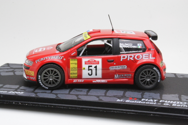 Fiat Punto S1600, San Remo 2003, M.Baldacci, no.51