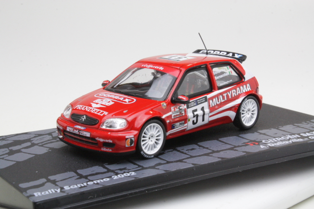 Citroen Saxo S1600, San Remo 2002, A.Dallavilla, no.51 - Sulje napsauttamalla kuva