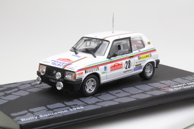 Talbot Samba Rallye, San Remo 1983, G.Del Zoppo, no.28 - Sulje napsauttamalla kuva