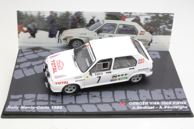 Citroen Visa 1000 Pistes, Monte Carlo 1985, J.C.Andruet, no.7