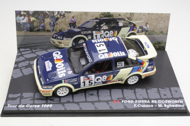 Ford Sierra RS Cosworth, Tour de Corse 1989, F.Cunico, no.15