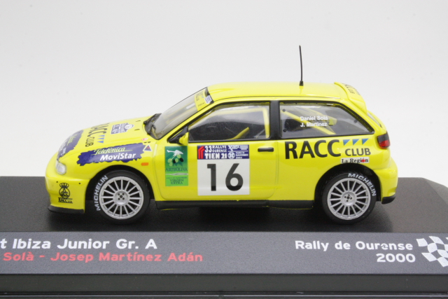 Seat Ibiza Junior Gr.A, Rally de Ourense 2000, D.Sola, no.16