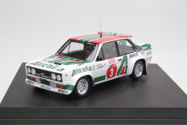 Fiat 131 Abarth, 1st. Finland 1978, M.Alen, no.3