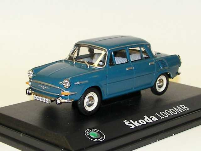 Skoda 1000 MB 1964, tumman sini-vihreä